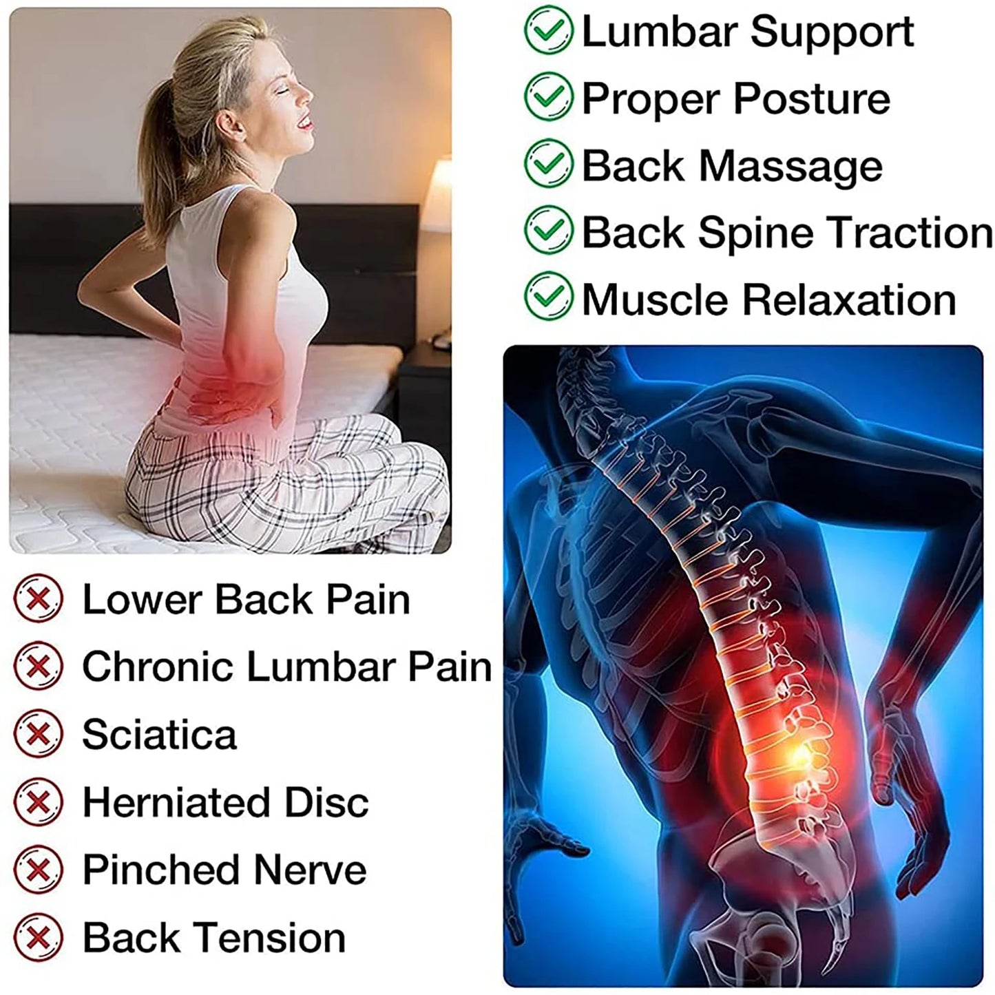 Back Stretch Lumbar Spine Corrector