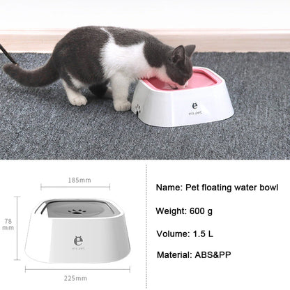  Drinking Water Bowl Floating Non-Wetting Mouth For Pets